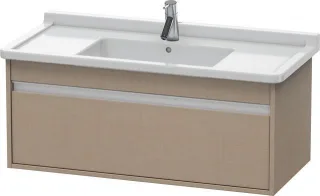 Duravit Ketho Waschtischunterbau wandhängend Leinen Matt 1000x455x410 mm - KT666507575 KT666507575