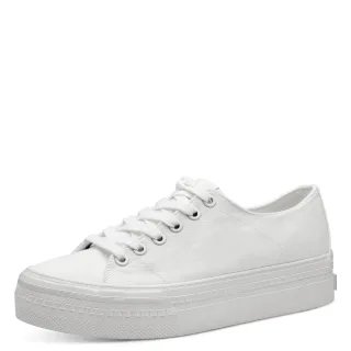 Tamaris - Da.-Schnürer white uni - Gr. - 36