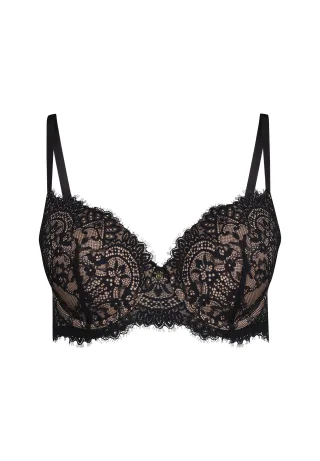 SKINY - SKINY Damen Schalen BH Gracefulace black - Gr. - 80 A