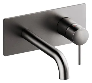 Damixa Merkur Unterputz-Fertigset Waschtisch 180mm, Graphit PVD, 146255500 146255500
