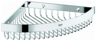 Grohe Eckablagekorb Selection Cube 40809 Metall Eckmontage chrom, 40809000 40809000