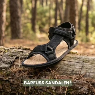 Grand Step Shoes Barfuß Sandalen Trekking schwarz 42