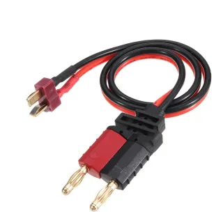 T Plug to 4mm Banana Plug Charging Cable Wire for SKYRC D100V2 Q200 B6ACV2 S60 Charger