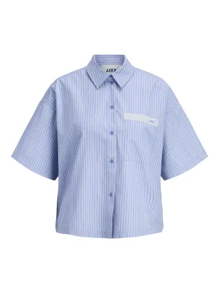 JJXX - JXCARO POPLIN SS SHIRT WVN Hydrangea - Gr. - S
