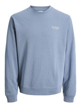 JACK&JONES - JJEARCHIVE GRAPHIC SWEAT CREW NECK NOOS Blue Mirage - Gr. - XL