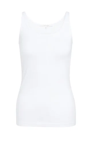 Yaya - Basic-Tanktop weiß - Gr. - L
