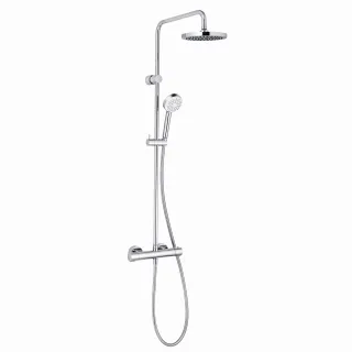 Kludi LOGO BASIC THERMOSTAT DUAL SHOWER SYSTEM chrom, 6809405-00 6809405-00