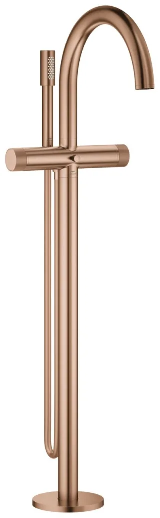 GROHE Wannenbatterie Atrio Private C. 25229 BM Knopfbetätigung warm sunset geb, 25229DL0 25229DL0