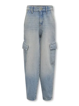 KIDS ONLY - KOGPERNILLE CARGO BALLOON DNM TAI Light Blue Denim - Gr. - 152
