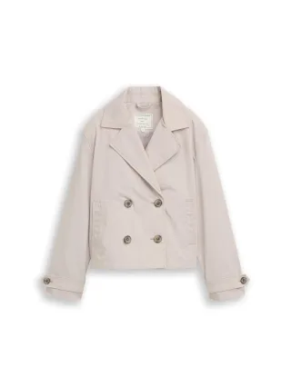 tom tailor kids - Trenchcoat mit wasserabweisender Funktion cloud grey - Gr. - 134