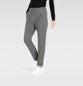 MAC - MAC JEANS - EASY CHIC, Bistretch dessiniert grau - Gr. - 36/OL