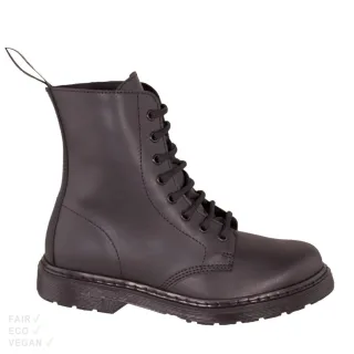 Shoezuu 8 Eye UK Boot Winter Black Mono 37