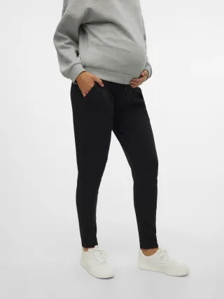 MAMALICIOUS - MLLIF JERSEY PANTS NOOS A. Black - Gr. - S