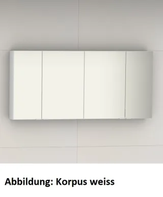 Artiqua Spiegelschrank, Stahlgrau, 070-SDT-2-15-88 070-SDT-2-15-88