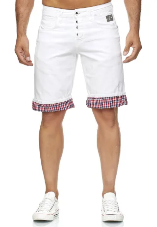 Rusty Neal Shorts "Birken" mit tollem Karodetail