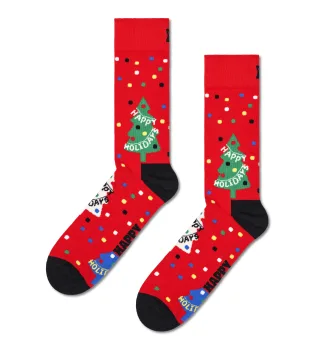 happy socks - Happy Holidays Sock Rot - Gr. - 38
