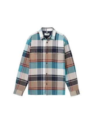 Tom Tailor - Kariertes Overshirt multi big check - Gr. - XL