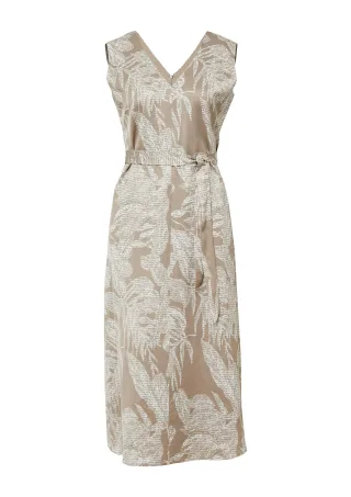comma - Kleid beige - Gr. - 34
