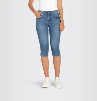 MAC - MAC JEANS - CAPRI summer clean, Super Soft Denim blau - Gr. - 38/19