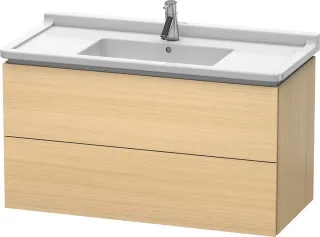 Duravit L-Cube Waschtischunterbau wandhängend Mediterrane Eiche Matt 1020x469x558 mm - LC626607171 LC626607171