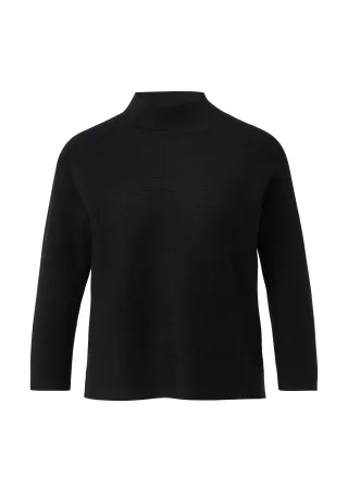 comma - Strickpullover schwarz - Gr. - 46