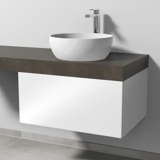 Sanipa Waschtischunterbau mit Auszug 2morrow (P2322) 340x700x520 Weiß-Glanz, P232278 P232278