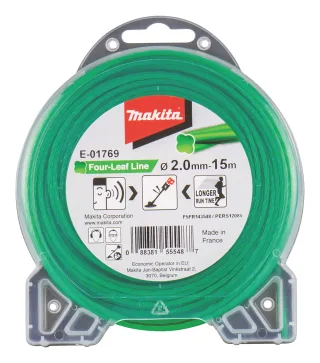 Makita Mähfaden Four-Leaf, 2,0 mm - 15 m - grün - E-01769 grün