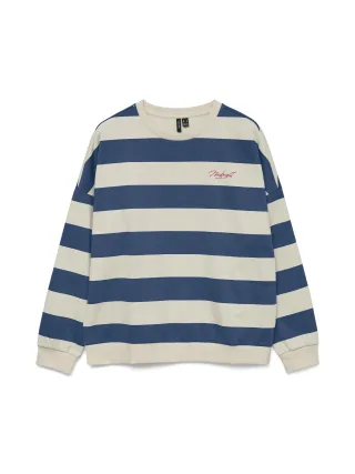 VERO MODA - VMVIOLA BEA LS SWEAT BOX JRS dark denim - Gr. - XS