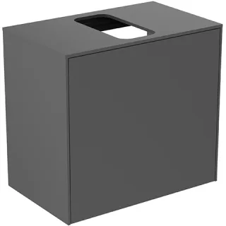 Ideal Standard Waschtischplatte Conca ohne Ausschnitt 602x373mm Anthrazit, Alte Nr.2019, TV724Y2 TV724Y2