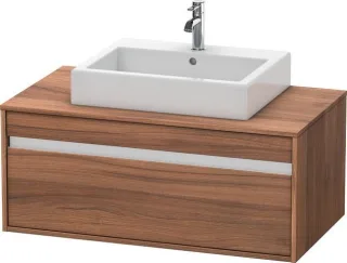 Duravit Ketho Konsolenwaschtischunterbau wandhängend Nussbaum Matt 1000x550x426 mm - KT669507979 KT669507979