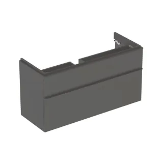 Geberit Smyle Square Unterschrank für Waschtisch, m. 2 Schubladen 118,4x61,7x47cm, lava, 500355JK1 500355JK1