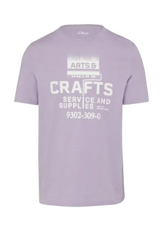 s.Oliver - T-Shirt lila - Gr. - 3XL