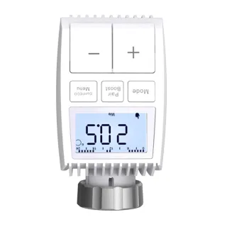 MoesHouse Tuya TV01 ZigBee3.0 Radiator Actuator Valve Smart Thermostat Temperature Controller External Sensor TRV Voice