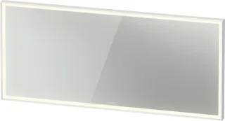 Duravit L-Cube Spiegel Weiß Aluminium Matt 1600x67x700 mm - LC7385018180100 LC7385018180100