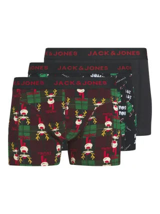 JACK&JONES - JACRUDOLPH TRUNKS 3 PACK dark navy - Gr. - L