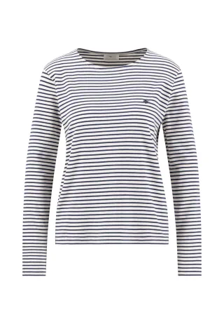 FYNCH-HATTON - LONGSLEEVE STRIPE STRUCTURE galaxy blue - Gr. - XL