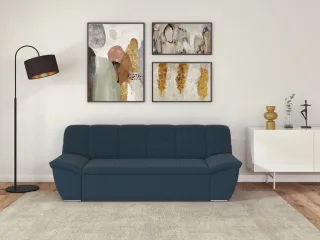 DOMO collection 2-Sitzer "Splash, aktuelle Sitz- und Rückensteppung, komfortabel," flache Armlehnen zum Entspannen