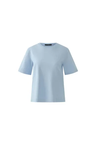 Oui - SVEHA T-Shirt reine Baumwolle kentucky blue - Gr. - 38