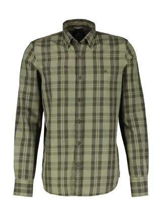 LERROS - BUTTON DOWN chilled olive - Gr. - XL