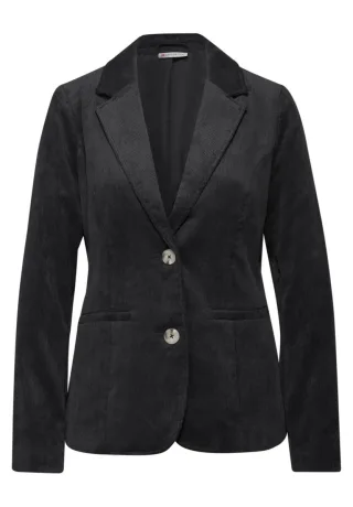 Street One - Cordblazer schwarz - Gr. - 36