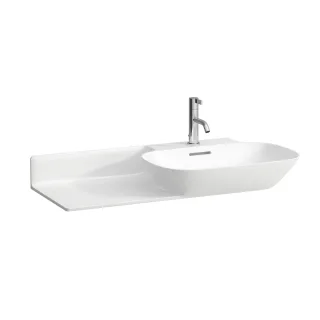 LAUFEN Waschtisch INO 900x 360/450, 1 Hahnloch mittig, mit Überlauf, weiß, 81330.1, 8133010001041 H8133010001041