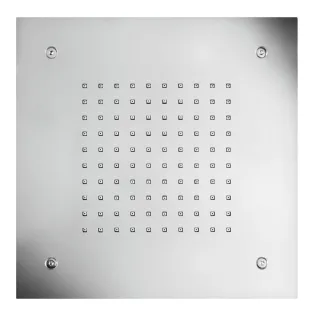 Herzbach Deckeneinbaubrause 300mm x 300mm eckige Ausführung poliert , 11.630000.2.01 11.630000.2.01