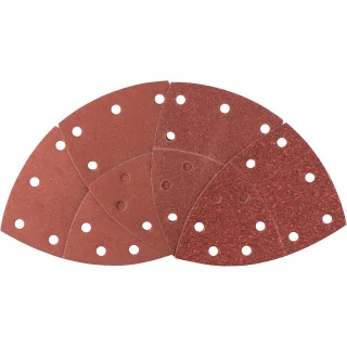 Bosch Schleifblatt-Set für Multischleifer, 25-teilig, 11 Löcher, 102 x 62 mm, 40 - 180 - 2607017112