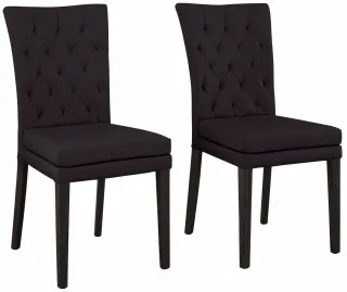Home affaire 4-Fußstuhl "Colorado" (Set) 4 Stk.Beine aus Buche, wengefarben lackiert, Im 2er, 4er oder 6er-Set