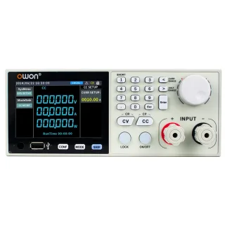 OWON OEL8511 OEL8512 Series DC Electronic Load High Precision Control 150V/300V/600V 40A 400W LCD Display Protection Mod