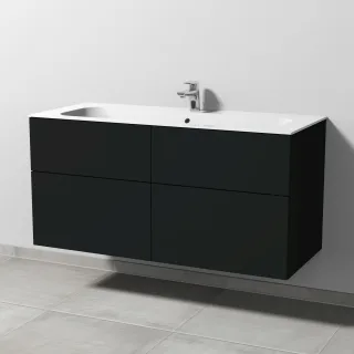 Sanipa 3way Keramik-Set Keramik-Waschtisch und Unterbau (SP402) SP4021V