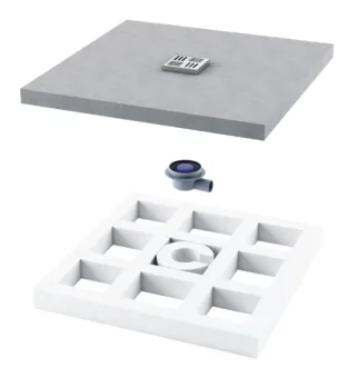 Neuesbad Duschboard 800 x 800 x 50 mm 3053