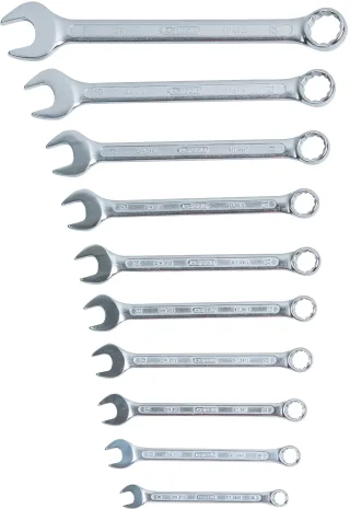 KS Tools Ringmaulschlüssel-Satz, abgewinkelt, 10-tlg 8-22mm - 517.0080