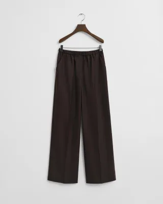GANT - Schlupfhose aus Wollmischung deep brown - Gr. - 38
