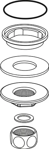 Ideal Standard Connector-Set für Selbstschluss B960334NU